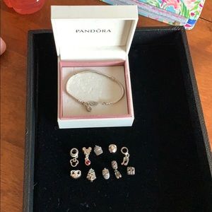 Bracelet with 10 charms